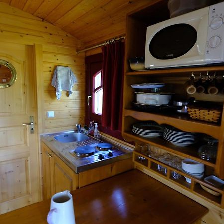 Les Roulottes De La Ferme Des Chanaux Saint-Julien-d'Ance Экстерьер фото